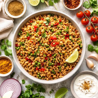 Image of Spicy Brown Basmati Rice