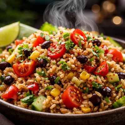 Image of Spicy Brown Rice Salad