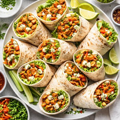 Image of Spicy Buffalo Chicken Wraps