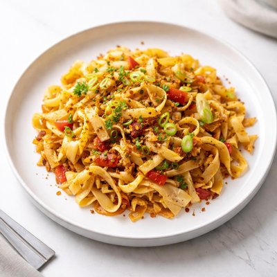 Image of Spicy Cajun Cabbage and Noodles