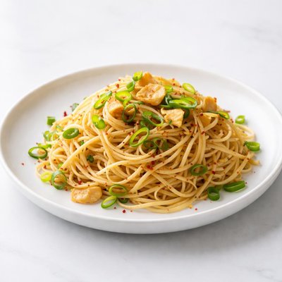 Image of Spicy Capellini with Scallions and Garlic