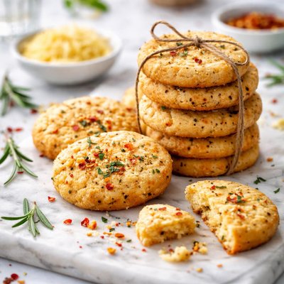 Image of Spicy Cheese Shortbread