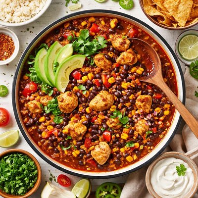 Image of Spicy Chicken and Beans