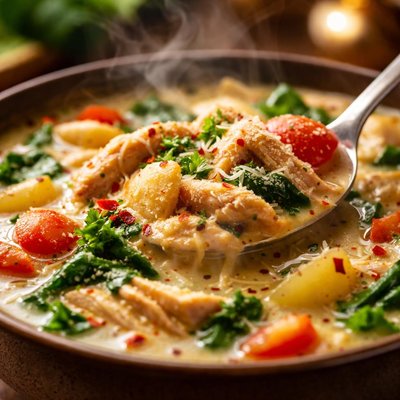 Image of Spicy Chicken Asiago Soup