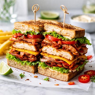 Image of Spicy Chicken Club Sandwich