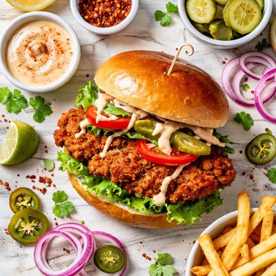 Image of Whole30 Spicy Chicken Sandwich