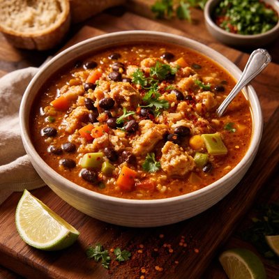 Image of Whole30 Spicy Chicken Soup
