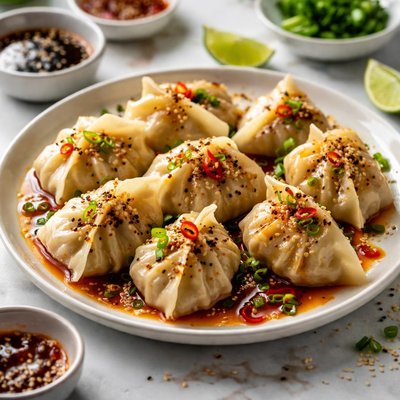 Image of Spicy Chicken Steamed Dumplings