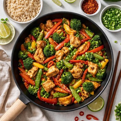 Image of Salteado de Pollo Picante Bajo en Sodio