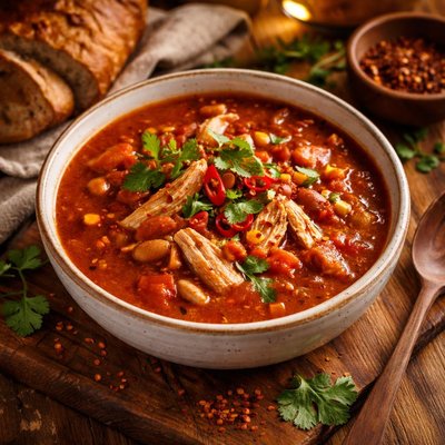 Image of Spicy Chicken Tomato Soup