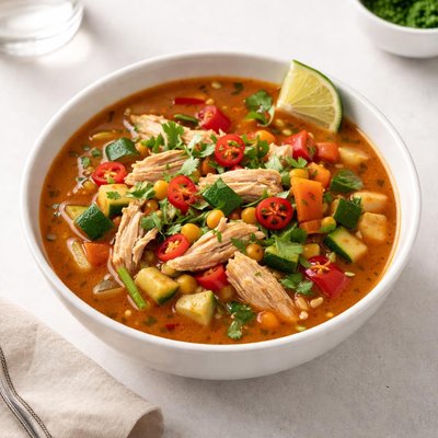 Image of Spicy Chicken Vegetable Soup