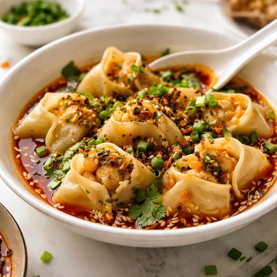 Image of Spicy Chicken Wontons