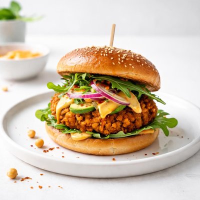 Image of Spicy Chickpea Burgers