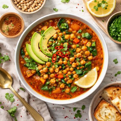 Image of Spicy Chickpea Soup