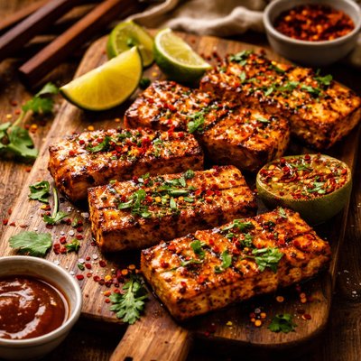 Image of Spicy Chipotle Lime Grilled Tofu