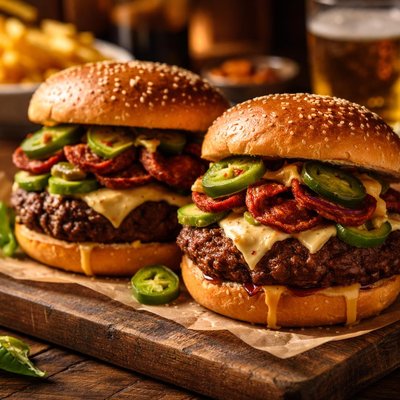 Image of Spicy Chorizo Burgers