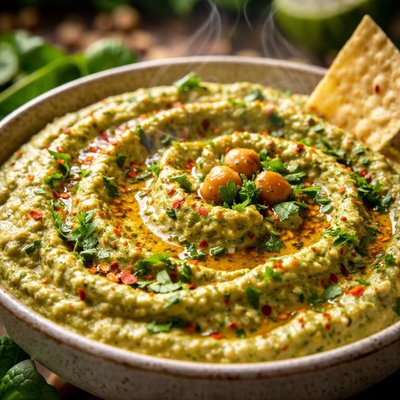 Image of Spicy Cilantro Hummus
