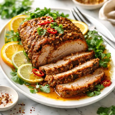 Image of Spicy Citrus Pork Roast Crock Pot