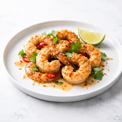 Image of Spicy Coconut Tiger Shrimp