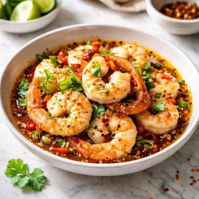 Image of Spicy Cold Garlic Shrimp