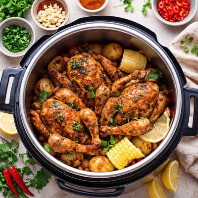 Image of Spicy Cornish Game Hens Pressure Cooker