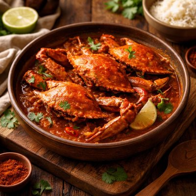 Image of Curry de Cangrejo Picante sin Soja