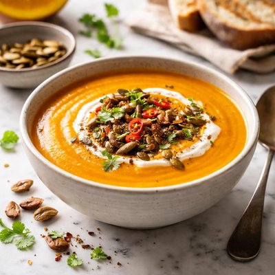 Image of Spicy Cream of Pumpkin Soup