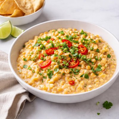 Image of Vegan Spicy Creamy Corn Dip