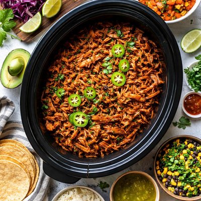 Image of Spicy Crock Pot Pulled Pork