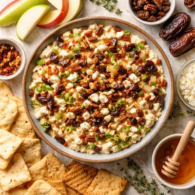 Image of Spicy Date Apple and Cheese Dip