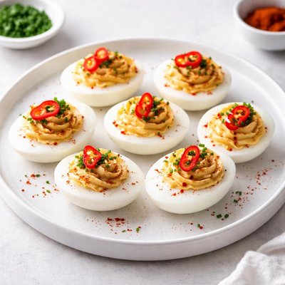 Image of Spicy Deviled Eggs
