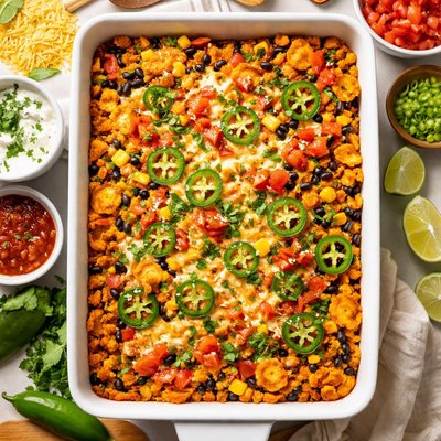 Image of Spicy Dorito Chicken Casserole