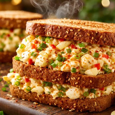 Image of Spicy Egg Salad Sandwiches