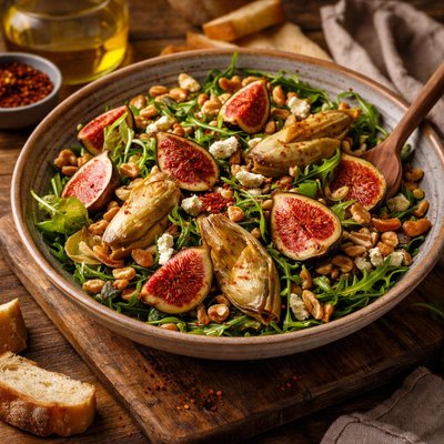 Image of Spicy Fig and Artichoke Salad