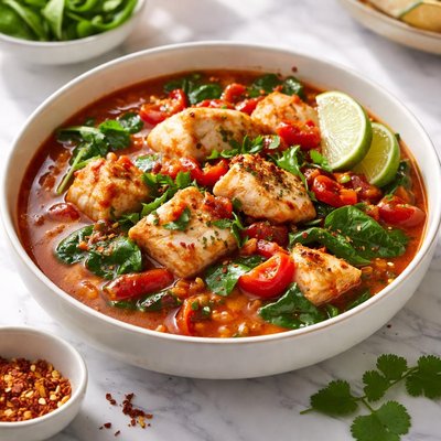 Image of Whole30 Spicy Fish Stew