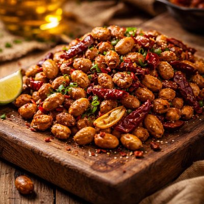 Image of Spicy Fried Chili Peanuts