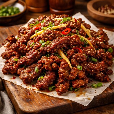 Image of Spicy Fried Ginger Beef