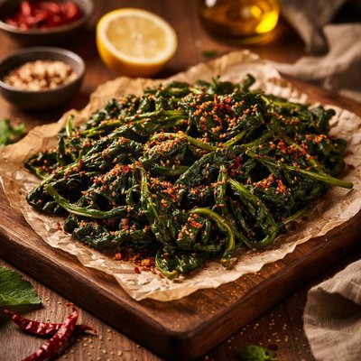 Image of Spicy Fried Spinach
