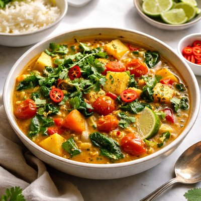 Image of Spicy Fruity Wild Vegetable Curry