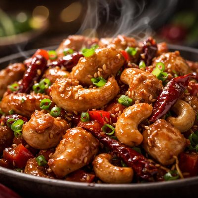 Image of Spicy Garlic Cashew Chicken