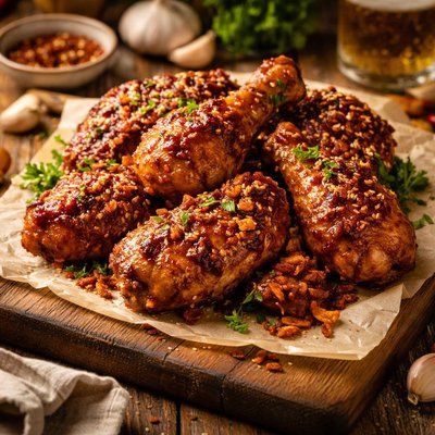 Image of Spicy Garlic Chicken Bbq
