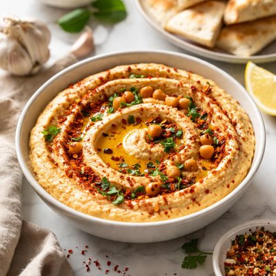 Image of Spicy Garlic Hummus