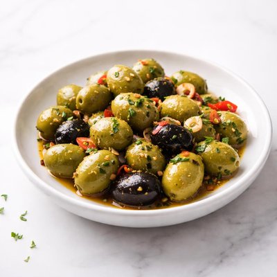 Image of Spicy Garlic Olives
