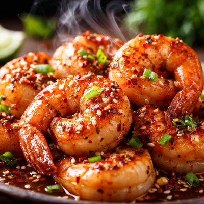 Image of Spicy Glazed Shrimp