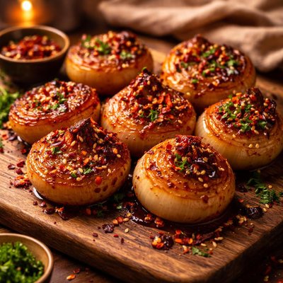 Image of Spicy Glazed Sweet Onions