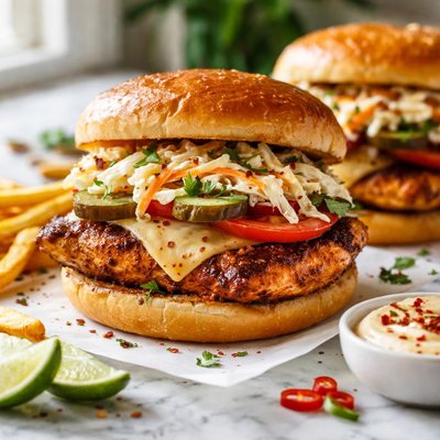 Image of Spicy Grilled Chicken Sandwiches