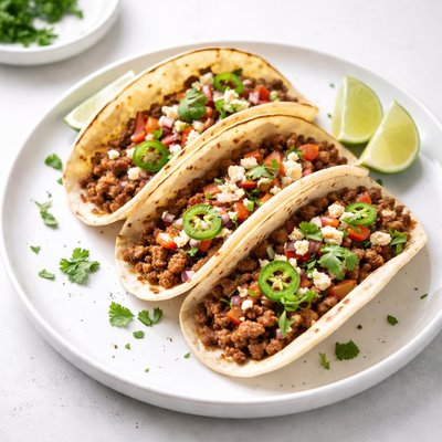 Image of Spicy Ground Beef Tacos