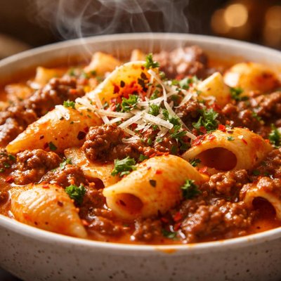 Image of Spicy Hamburger Helper Lasagna Soup