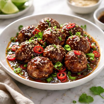 Image of Spicy Hoisin Meatballs