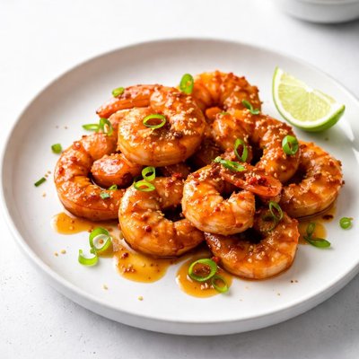 Image of Spicy Honey Ginger Shrimp